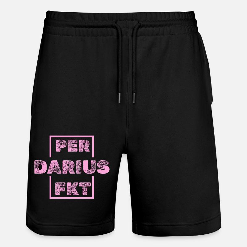Darius Darius - Stanley/Stella Unisex Bio Joggingshorts Trainer  - Schwarz
