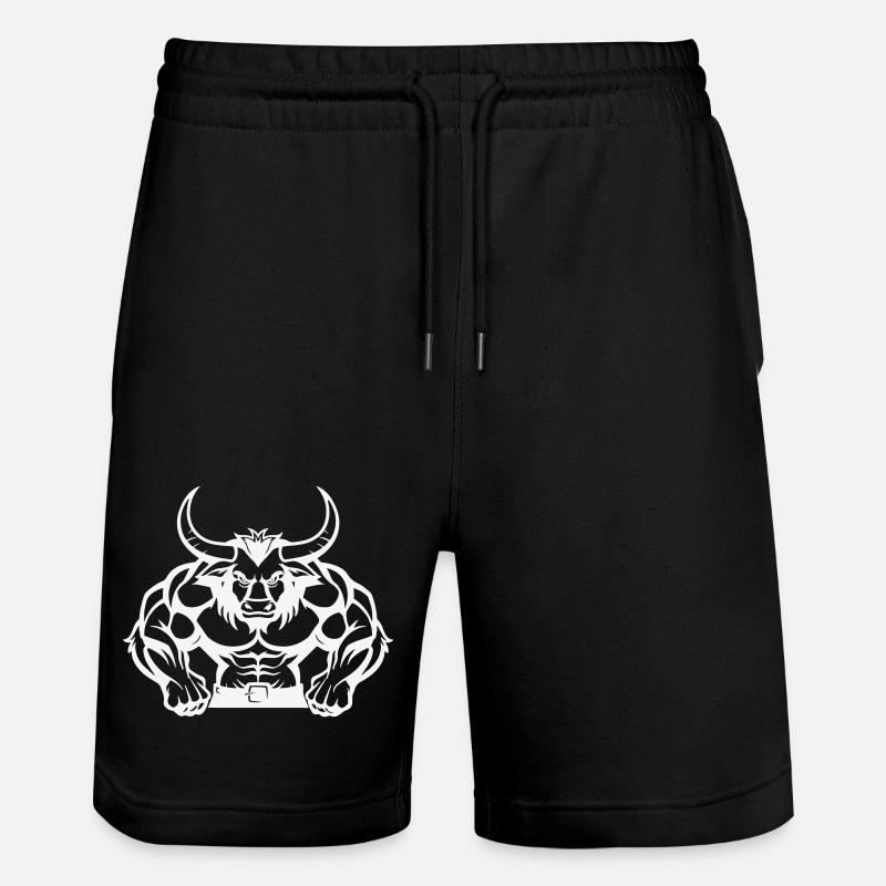 Bête taureau - Short de jogging bio TRAINER Stanley/Stella unisexe - noir
