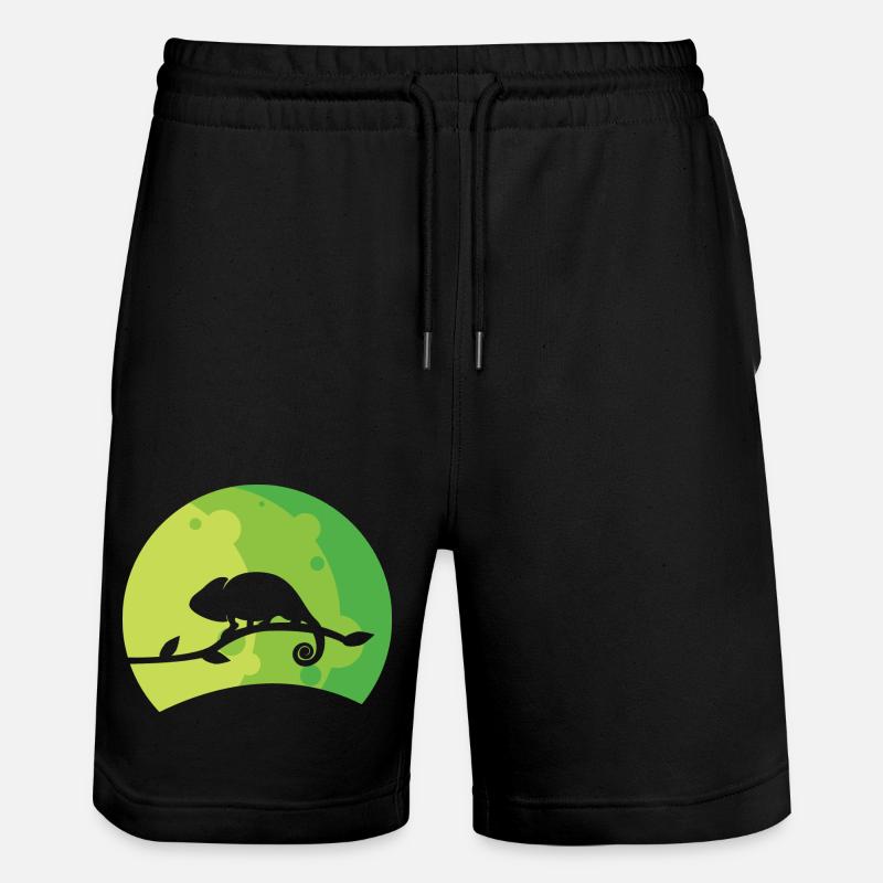 Chamäleon - Stanley/Stella Unisex Bio Joggingshorts Trainer - Schwarz