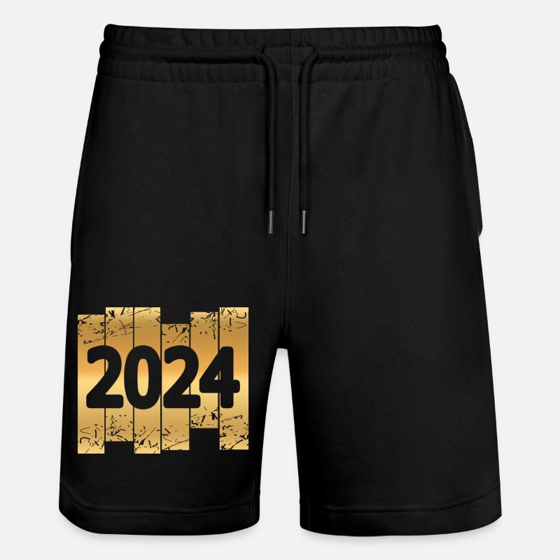 2024 - Stanley/Stella Unisex Bio Joggingshorts Trainer  - Schwarz