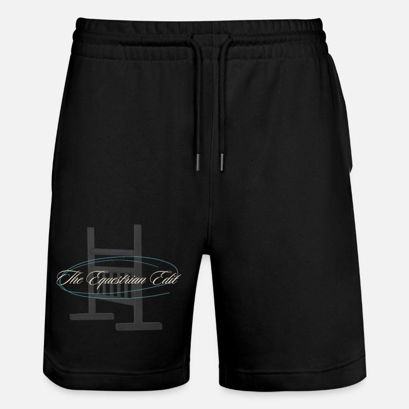 Obstacle cheval - Short de jogging bio TRAINER Stanley/Stella unisexe - noir