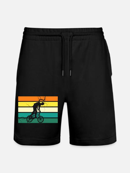 Vélo VTT - Short de jogging bio TRAINER Stanley/Stella unisexe - noir