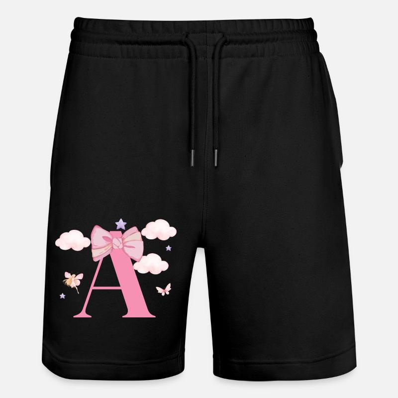 Brief an Pink Clouds - Stanley/Stella Unisex Bio Joggingshorts Trainer  - Schwarz