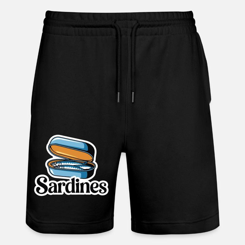 DOSENFUTTER - Stanley/Stella Unisex Bio Joggingshorts Trainer  - Schwarz