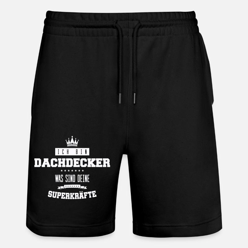 Dicton du couvreur - Short de jogging bio TRAINER Stanley/Stella unisexe - noir