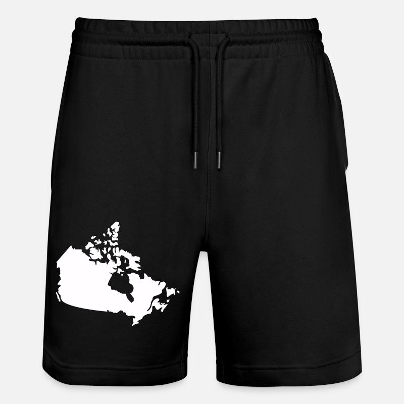 Pays du Canada - Short de jogging bio TRAINER Stanley/Stella unisexe - noir