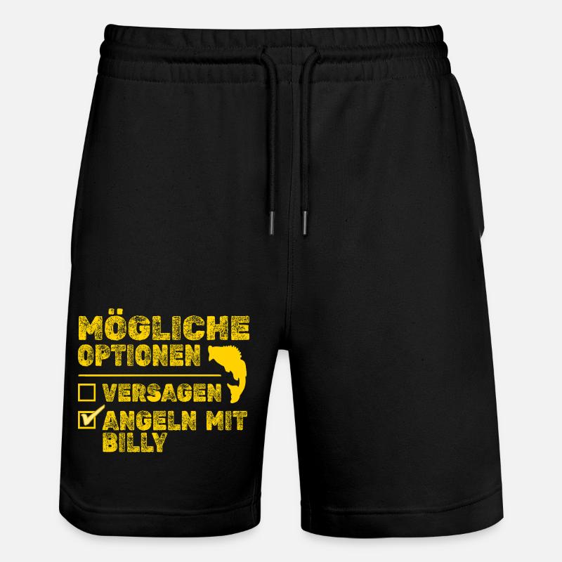Billy Billy - Stanley/Stella Unisex Bio Joggingshorts Trainer  - Schwarz