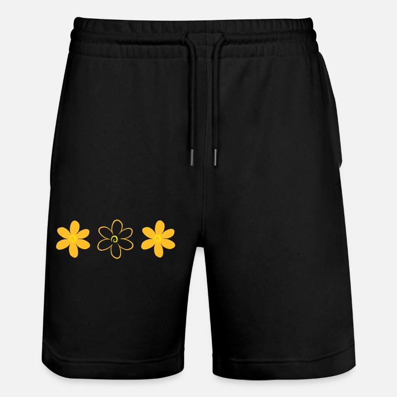 Blume - Stanley/Stella Unisex Bio Joggingshorts Trainer  - Schwarz