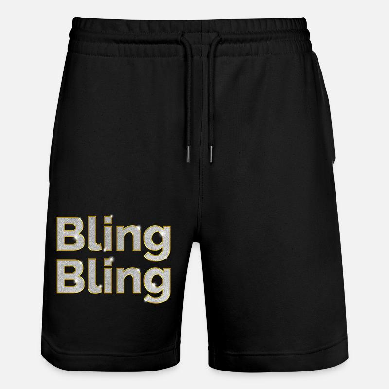 bling bling - Short de jogging bio TRAINER Stanley/Stella unisexe - noir