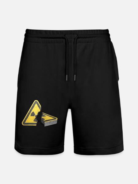 Atomausstieg! Atomkraft nein danke! - Stanley/Stella Unisex Bio Joggingshorts Trainer - Schwarz