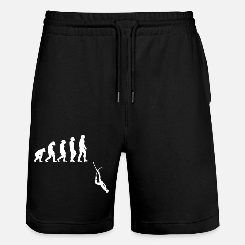 Évolution de l'apnée plongée - Short de jogging bio TRAINER Stanley/Stella unisexe - noir