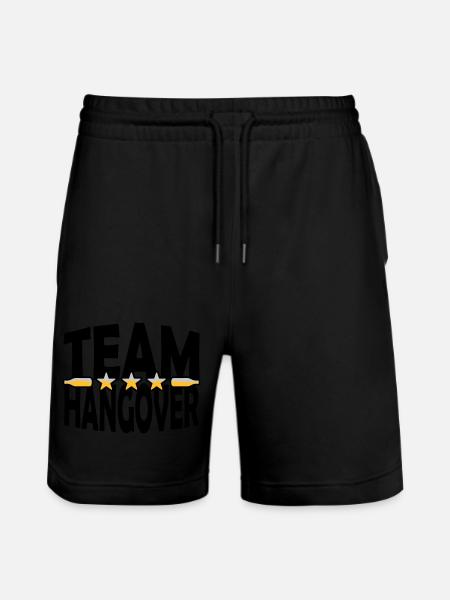 Beer bottles Team Hangover - Stanley/Stella Trainer Unisex Organic Jogging Shorts - black