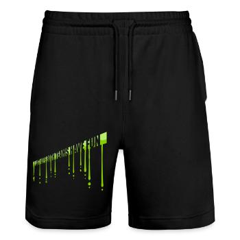 Both Teams Have Fun - Stanley/Stella Unisex Bio Joggingshorts Trainer  - Schwarz - Vorne - Nik (191cm) & Marisol (170cm)