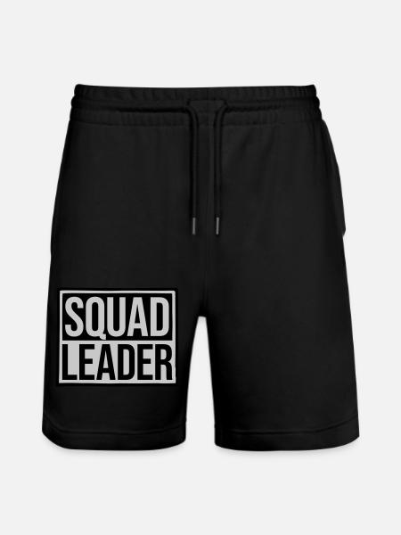 Shield Squad Leader Design - Stanley/Stella Trainer Unisex Organic Jogging Shorts - black
