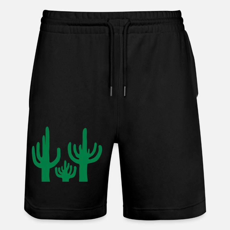 3 Cactus Desert Silhouette - Short de jogging bio TRAINER Stanley/Stella unisexe - noir
