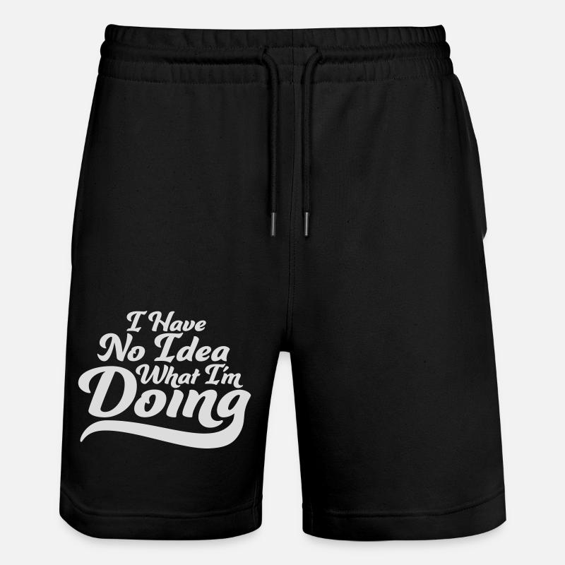 Aucune idée - Short de jogging bio TRAINER Stanley/Stella unisexe - noir