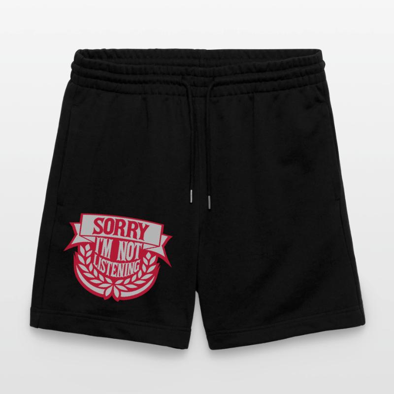 désolé de ne pas écouter Short de jogging bio TRAINER Stanley/Stella unisexe