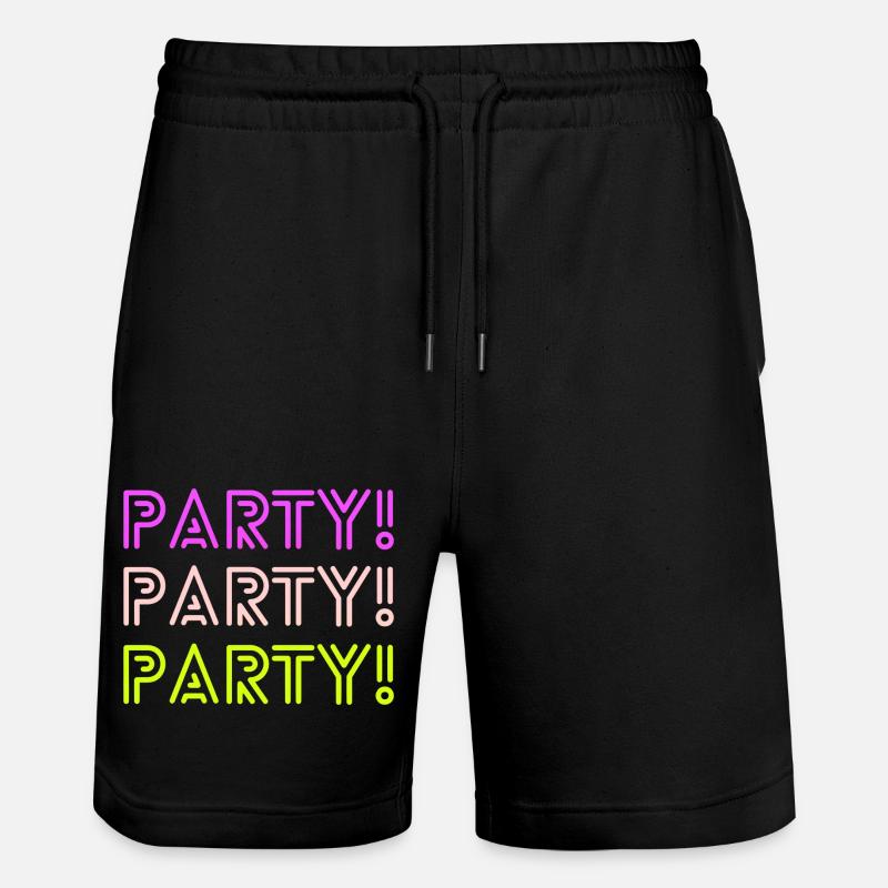 Partei! Partei! Partei! - Stanley/Stella Unisex Bio Joggingshorts Trainer  - Schwarz