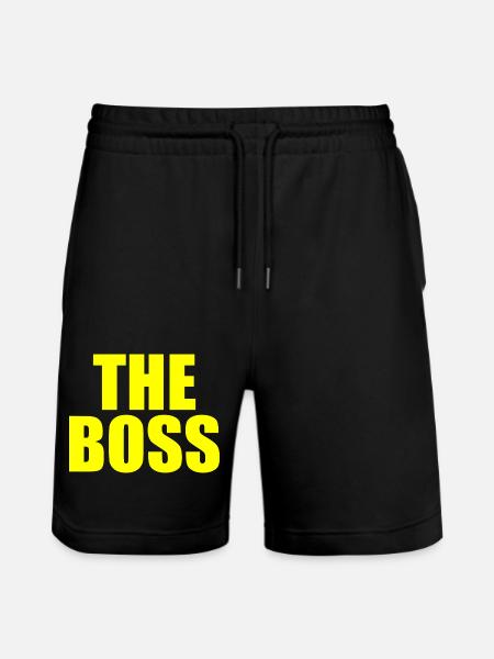 The boss - Short de jogging bio TRAINER Stanley/Stella unisexe - noir