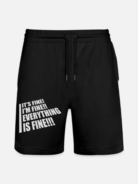Tout va bien devis - Short de jogging bio TRAINER Stanley/Stella unisexe - noir