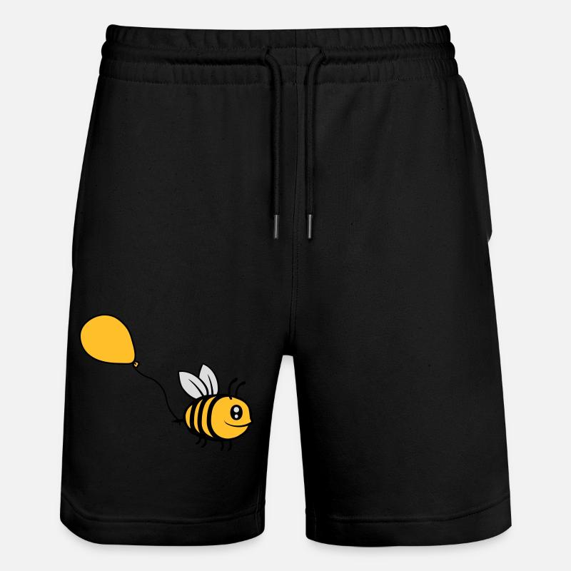 Happy Balloon Bee Comic - Short de jogging bio TRAINER Stanley/Stella unisexe - noir