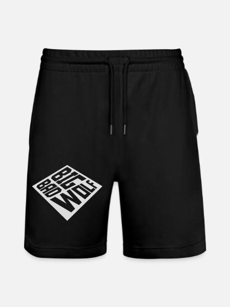 big bad wolf quote - Stanley/Stella Trainer Unisex Organic Jogging Shorts - black