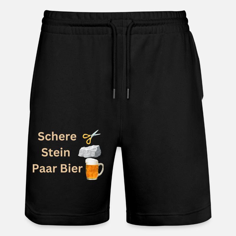 blockedName - Stanley/Stella Unisex Bio Joggingshorts Trainer  - Schwarz