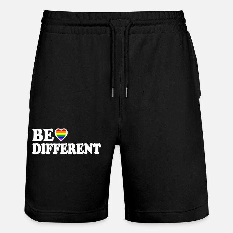 Be different - Short de jogging bio TRAINER Stanley/Stella unisexe - noir