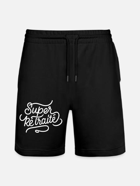 Super retraité - Short de jogging bio TRAINER Stanley/Stella unisexe - noir