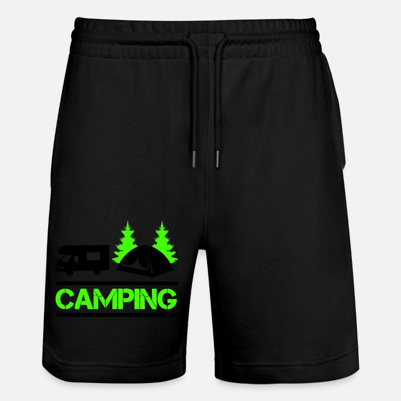 Camping 01 - Short de jogging bio TRAINER Stanley/Stella unisexe - noir