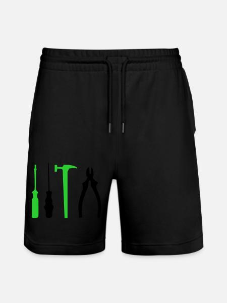 tool - Stanley/Stella Trainer Unisex Organic Jogging Shorts - black
