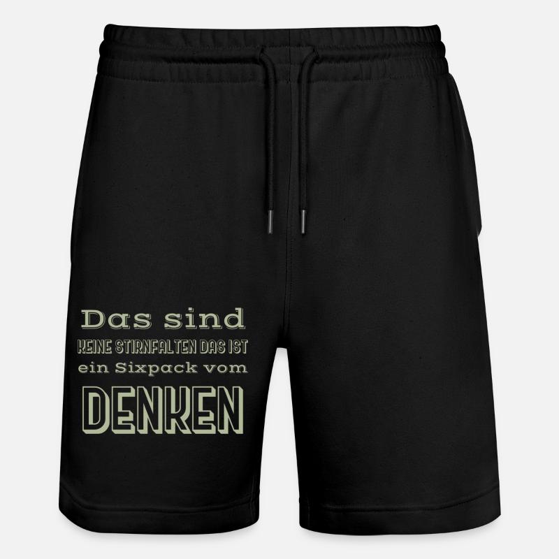 Dicton Sixpack - Short de jogging bio TRAINER Stanley/Stella unisexe - noir