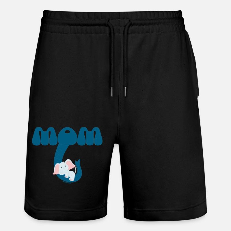MAMA! - Stanley/Stella Unisex Bio Joggingshorts Trainer  - Schwarz
