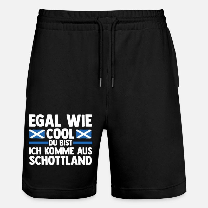 Ecossais Ecosse Ecosse Ecosse - Short de jogging bio TRAINER Stanley/Stella unisexe - noir