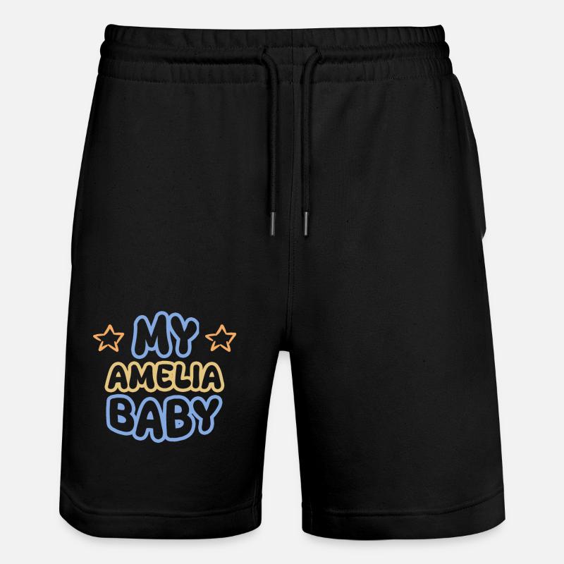 Amelia - Short de jogging bio TRAINER Stanley/Stella unisexe - noir