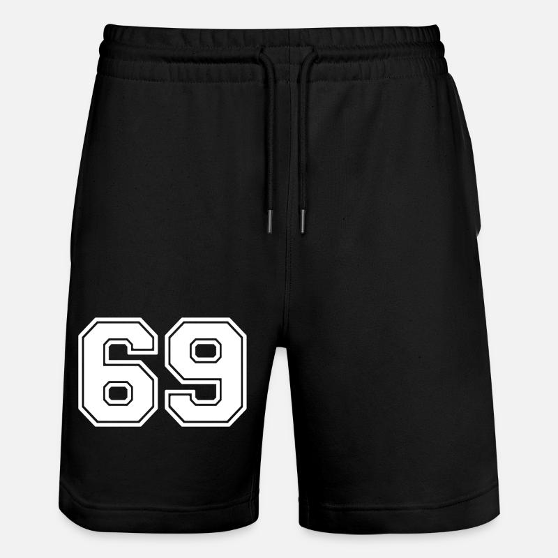 69 - Short de jogging bio TRAINER Stanley/Stella unisexe - noir