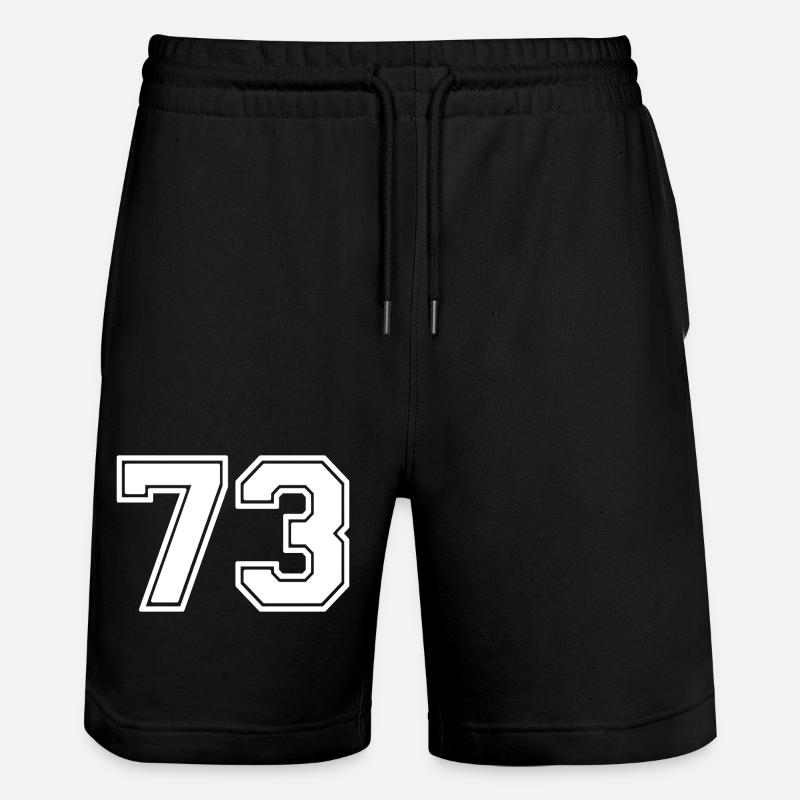 73 - Stanley/Stella Unisex Bio Joggingshorts Trainer  - Schwarz