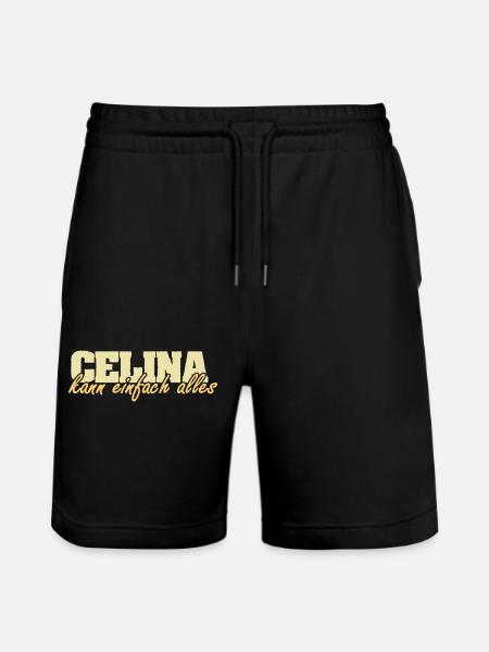 Celina - Stanley/Stella Unisex Bio Joggingshorts Trainer - Schwarz