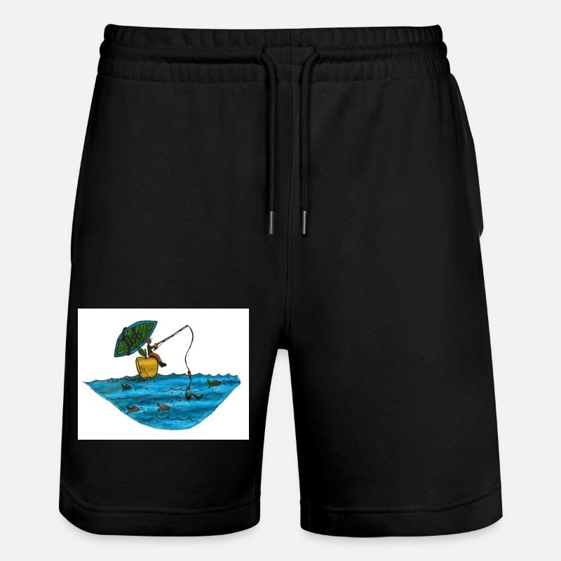 Poisson - Short de jogging bio TRAINER Stanley/Stella unisexe - noir