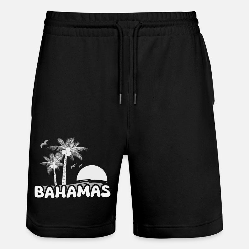 Plage des Bahamas - Short de jogging bio TRAINER Stanley/Stella unisexe - noir