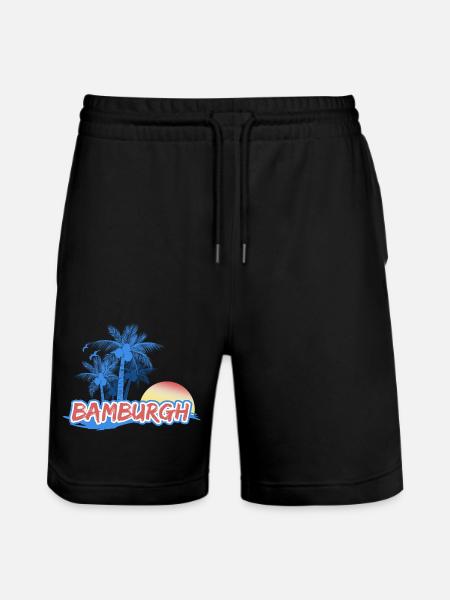 Bamburgh - Stanley/Stella Unisex Bio Joggingshorts Trainer - Schwarz