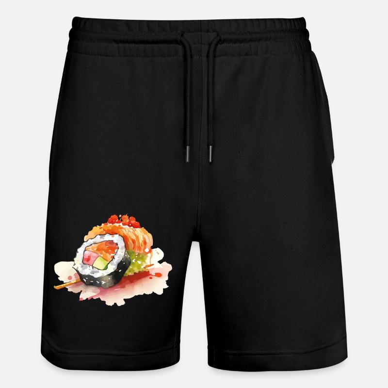 Sushi - Stanley/Stella Trainer Unisex Organic Jogging Shorts - black