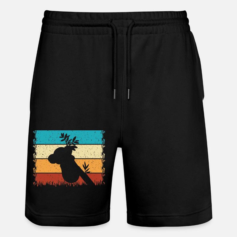 Koala - Short de jogging bio TRAINER Stanley/Stella unisexe - noir