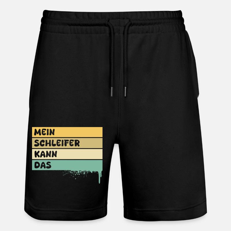 Profession : Broyeur - Short de jogging bio TRAINER Stanley/Stella unisexe - noir