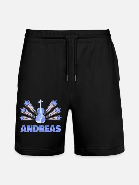 Musikinstrument Andreas - Stanley/Stella Unisex Bio Joggingshorts Trainer - Schwarz