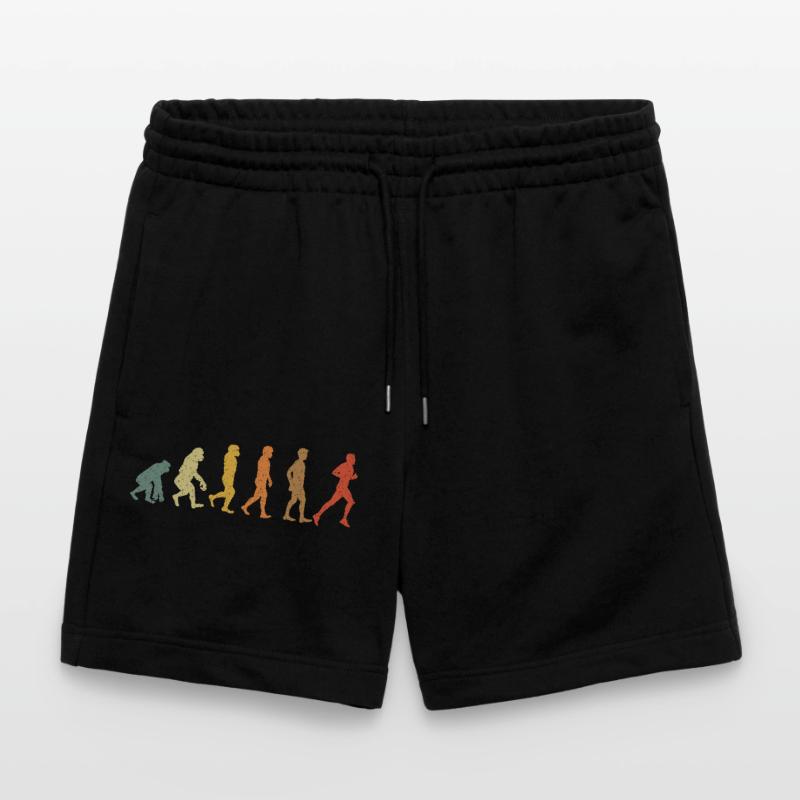 Evolution to Runner – Design de jogging rétro Short de jogging bio TRAINER Stanley/Stella unisexe