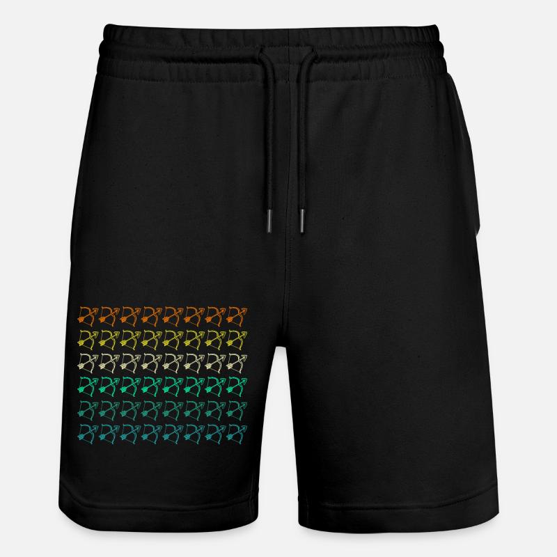 Bogenschütze Bogenschießen - Stanley/Stella Unisex Bio Joggingshorts Trainer - Schwarz