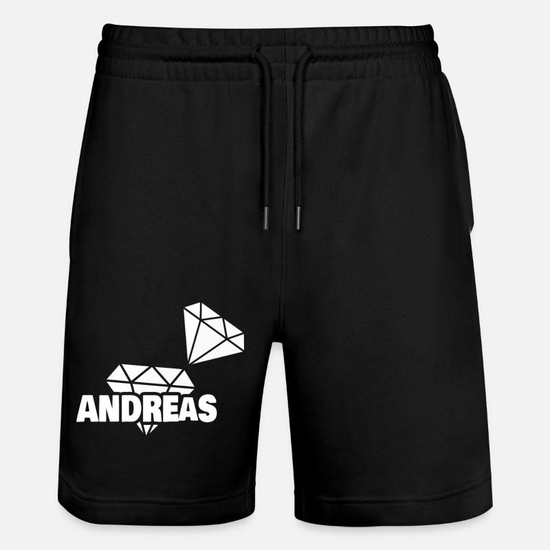 Kostbar Andreas - Stanley/Stella Unisex Bio Joggingshorts Trainer  - Schwarz