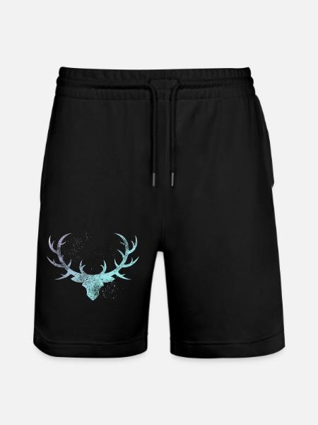 Antler - Stanley/Stella Trainer Unisex Organic Jogging Shorts - black