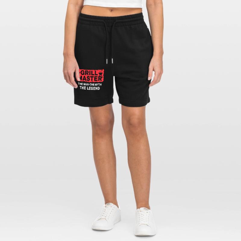 The Grillmaster BBQ Grillen Kultspruch Stanley/Stella Unisex Bio Joggingshorts Trainer 
